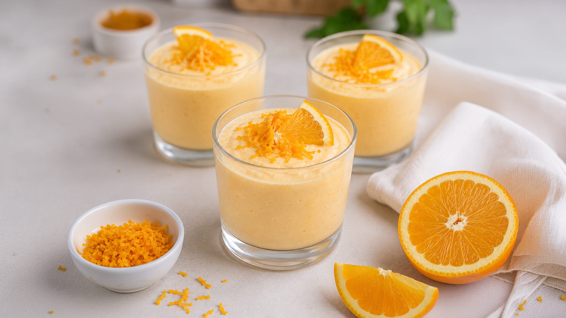 Vasitos Mousse de Naranja